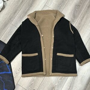 Vintage spanner sport furry lined jacket